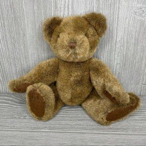Russ Berrie and co medium brown teddy bear jointed plush bear